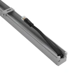 GLOBOSTAR® DIGIBAR 90210 Ψηφιακή Pixel Addressable Facade Μπάρα LED 12W 600lm 45° DC 24V Αδιάβροχο IP65 8 x Pixel Πολύχρωμο RGB Dimmable DMX512 SPI/TTL Protocol IC UCS512C0 - Bridgelux SMD Chip - Γκρι Ανθρακί - Μ100 x Π3.2 x Υ3cm - 3 Χρόνια Εγγύηση