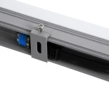 GLOBOSTAR® DIGIBAR 90214 Ψηφιακή Pixel Addressable Facade Μπάρα LED 12W 600lm 180° DC 24V Αδιάβροχο IP65 8 x Pixel Πολύχρωμο RGB Dimmable DMX512 SPI/TTL Protocol IC UCS512C0 - Bridgelux SMD Chip - Ασημί με Λευκό Γαλακτερό Κάλυμμα - Μ100 x Π3 x Υ4.5cm - 3 