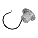 GLOBOSTAR® UNDERWATERHUNI 90415 Υποβρύχιο Χωνευτό Σποτ για Σιντριβάνια/Πισίνες LED 3W 300lm 30° DC 24V Αδιάβροχο IP68 Ψυχρό Λευκό 6000K Dimmable - Bridgelux SMD Chip - Ανοξείδωτο Ατσάλι SS304 - Μ10 x Π10 x Υ7.5cm / Q9.5cm - 3 Χρόνια Εγγύηση