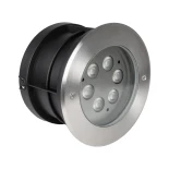 GLOBOSTAR® UNDERWATERYUNI 90417 Υποβρύχιο Χωνευτό Σποτ για Σιντριβάνια/Πισίνες LED 6W 540lm 30° DC 24V Αδιάβροχο IP68 Θερμό Λευκό 2700K Dimmable - Bridgelux SMD Chip - Ανοξείδωτο Ατσάλι SS304 - Μ15 x Π15 x Υ10cm / Q14cm - 3 Χρόνια Εγγύηση