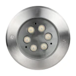 GLOBOSTAR® UNDERWATERYUNI 90417 Υποβρύχιο Χωνευτό Σποτ για Σιντριβάνια/Πισίνες LED 6W 540lm 30° DC 24V Αδιάβροχο IP68 Θερμό Λευκό 2700K Dimmable - Bridgelux SMD Chip - Ανοξείδωτο Ατσάλι SS304 - Μ15 x Π15 x Υ10cm / Q14cm - 3 Χρόνια Εγγύηση