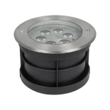 GLOBOSTAR® UNDERWATERYUNI 90417 Υποβρύχιο Χωνευτό Σποτ για Σιντριβάνια/Πισίνες LED 6W 540lm 30° DC 24V Αδιάβροχο IP68 Θερμό Λευκό 2700K Dimmable - Bridgelux SMD Chip - Ανοξείδωτο Ατσάλι SS304 - Μ15 x Π15 x Υ10cm / Q14cm - 3 Χρόνια Εγγύηση