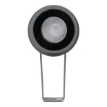 GLOBOSTAR® TREEGAL 90460 Φωτιστικό Σποτ για Φυτά - Δέντρα με Βάση Μπετού & Κορμού LED 3W 315lm 15° DC 24V Αδιάβροχο IP67 Ultra Θερμό Λευκό 2200K Dimmable - Bridgelux SMD Chip - Γκρι Ανθρακί - Μ5 x Π5 x Υ13cm - 3 Χρόνια Εγγύηση