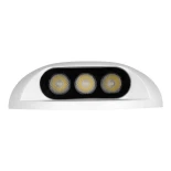 GLOBOSTAR® STEPLUNA 90620 Φωτιστικό Σκαλοπατιού / Διαδρόμου LED 3W 345lm 10° DC 24V Αδιάβροχο IP65 Φυσικό Λευκό 4500K Dimmable - Bridgelux SMD Chip - Λευκό Ματ - Μ12 x Π12 x Υ3cm - 3 Χρόνια Εγγύηση