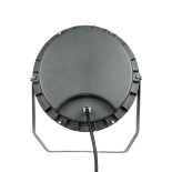 GLOBOSTAR® TREEVINA 90359 Φωτιστικό Σποτ με Αντιθαμβωτική Γρίλια για Φυτά - Δέντρα με Βάση Κήπου / Καρφωτό LED 24W 2040lm 10° DC 24V Αδιάβροχο IP65 Ultra Θερμό Λευκό 2200K Dimmable - Bridgelux SMD Chip - Γκρι Ανθρακί - Μ21.5 x Π18.3 x Υ14cm - 3 Χρόνια Εγγ
