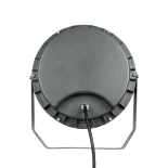 GLOBOSTAR® TREEVINA 999-0268 Φωτιστικό Σποτ με Αντιθαμβωτική Γρίλια για Φυτά - Δέντρα με Βάση Κήπου / Καρφωτό LED 24W 2040lm 10° DC 24V Αδιάβροχο IP65 Ultra Θερμό Λευκό 2200K Dimmable - Bridgelux SMD Chip - Γκρι Ανθρακί - Μ24.5 x Π14 x Υ27cm - 3 Χρόνια Εγ
