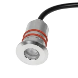 GLOBOSTAR® UNDERWATERDANI 90413 Υποβρύχιο Χωνευτό Σποτ για Σιντριβάνια/Πισίνες LED 1W 80lm 5° DC 24V Αδιάβροχο IP68 Μπλε Dimmable - Bridgelux SMD Chip - Ανοξείδωτο Ατσάλι SS304 - Μ3 x Π3 x Υ5cm / Q2.5cm - 3 Χρόνια Εγγύηση