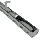 GLOBOSTAR® WASHERPANDA 999-0273 Μπάρα Φωτισμού Wall Washer LED 36W 4140lm 15° DC 24V Αδιάβροχο IP67 Φυσικό Λευκό 4500K Dimmable - Bridgelux SMD Chip - Γκρι Ανθρακί - Μ100 x Π4 x Υ3cm - 3 Χρόνια Εγγύηση