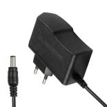 GLOBOSTAR® VOLTIX GLB-107-0001 Τροφοδοτικό/Μετασχηματιστής Class II SELV 12W 1A AC 220-240V σε DC 12V IP20 - Μαύρο Ματ - Μ7.3 x Π4 x Υ2.8cm - 3 Χρόνια Εγγύηση