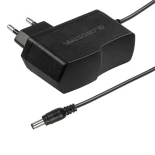 GLOBOSTAR® VOLTIX GLB-107-0001 Τροφοδοτικό/Μετασχηματιστής Class II SELV 12W 1A AC 220-240V σε DC 12V IP20 - Μαύρο Ματ - Μ7.3 x Π4 x Υ2.8cm - 3 Χρόνια Εγγύηση