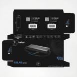 kelvo® SELAS KLV-107-0033 Τροφοδοτικό/Μετασχηματιστής Class I PELV 100W 4.2A AC 220-240V σε DC 24V Αδιάβροχο IP67 - Γκρι Ανθρακί Ματ - Μ18.9 x Π6.5 x Υ2.2cm - 5 Χρόνια Εγγύηση