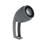 GLOBOSTAR® TREEGAL 90460 Φωτιστικό Σποτ για Φυτά - Δέντρα με Βάση Μπετού & Κορμού LED 3W 315lm 15° DC 24V Αδιάβροχο IP67 Ultra Θερμό Λευκό 2200K Dimmable - Bridgelux SMD Chip - Γκρι Ανθρακί - Μ5 x Π5 x Υ13cm - 3 Χρόνια Εγγύηση