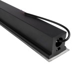 GLOBOSTAR® UNDERGROUND-REMVI 90194-Y Χωνευτή Μπάρα Φωτισμού Wall Washer LED 18W 1890lm 10° DC 24V Αδιάβροχο IP68 Ultra Θερμό Λευκό 2200K Dimmable - Bridgelux SMD Chip - Ανοξείδωτο Ατσάλι SS316 - Μ100 x Π9 x Υ7.2cm / Q98.2 x 7.6cm - 3 Χρόνια Εγγύηση