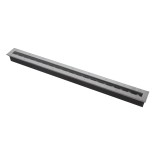 GLOBOSTAR® UNDERGROUND-REMVI 90194-Y Χωνευτή Μπάρα Φωτισμού Wall Washer LED 18W 1890lm 10° DC 24V Αδιάβροχο IP68 Ultra Θερμό Λευκό 2200K Dimmable - Bridgelux SMD Chip - Ανοξείδωτο Ατσάλι SS316 - Μ100 x Π9 x Υ7.2cm / Q98.2 x 7.6cm - 3 Χρόνια Εγγύηση