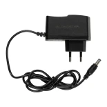 GLOBOSTAR® VOLTIX GLB-107-0001 Τροφοδοτικό/Μετασχηματιστής Class II SELV 12W 1A AC 220-240V σε DC 12V IP20 - Μαύρο Ματ - Μ7.3 x Π4 x Υ2.8cm - 3 Χρόνια Εγγύηση