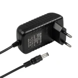 GLOBOSTAR® VOLTIX GLB-107-0002 Τροφοδοτικό/Μετασχηματιστής Class II SELV 24W 2A AC 220-240V σε DC 12V IP20 - Μαύρο Ματ - Μ8 x Π4.2 x Υ2.8cm - 3 Χρόνια Εγγύηση