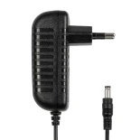 GLOBOSTAR® VOLTIX GLB-107-0006 Τροφοδοτικό/Μετασχηματιστής Class II SELV 24W 1A AC 220-240V σε DC 24V IP20 - Μαύρο Ματ - Μ8 x Π4.2 x Υ2.8cm - 3 Χρόνια Εγγύηση