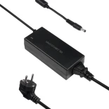 GLOBOSTAR® VOLTIX GLB-107-0007 Τροφοδοτικό/Μετασχηματιστής Class II SELV 60W 2.5A AC 220-240V σε DC 24V IP20 - Μαύρο Ματ - Μ11.5 x Π5 x Υ3.2cm - 3 Χρόνια Εγγύηση