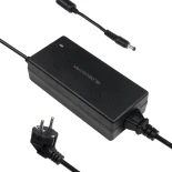 GLOBOSTAR® VOLTIX GLB-107-0008 Τροφοδοτικό/Μετασχηματιστής Class II SELV 120W 4.75A AC 220-240V σε DC 24V IP20 - Μαύρο Ματ - Μ14.2 x Π6.5 x Υ3.7cm - 3 Χρόνια Εγγύηση