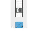 GLOBOSTAR® PLUX GLB-107-0011 Τροφοδοτικό/Μετασχηματιστής Class II SELV 60W 5A AC 220-240V σε DC 12V IP20 - Λευκό Ματ - Μ18.5 x Π6.4 x Υ2.2cm - 3 Χρόνια Εγγύηση