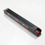 kelvo® PULSE KLV-107-0004 Ultra Slim Τροφοδοτικό/Μετασχηματιστής Class I PELV 120W 5A AC 220-240V σε DC 24V IP20 - Γκρι Ανθρακί Ματ - Μ25 x Π2.6 x Υ2.4cm - 5 Χρόνια Εγγύηση