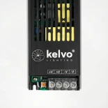 kelvo® ILUMA KLV-107-0009 Slim Τροφοδοτικό/Μετασχηματιστής Class I PELV 200W 16.5A AC 220-240V σε DC 12V IP20 - Γκρι Ανθρακί Ματ - Μ18.5 x Π5.9 x Υ2.8cm - 5 Χρόνια Εγγύηση