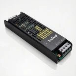 kelvo® ILUMA KLV-107-0010 Slim Τροφοδοτικό/Μετασχηματιστής Class I PELV 300W 25A AC 220-240V σε DC 12V IP20 - Γκρι Ανθρακί Ματ - Μ19.6 x Π5.9 x Υ2.8cm - 5 Χρόνια Εγγύηση