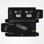 kelvo® ILUMA KLV-107-0015 Slim Τροφοδοτικό/Μετασχηματιστής Class I PELV 200W 8.3A AC 220-240V σε DC 24V IP20 - Γκρι Ανθρακί Ματ - Μ18.5 x Π5.9 x Υ2.8cm - 5 Χρόνια Εγγύηση