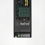 kelvo® ILUMA KLV-107-0017 Slim Τροφοδοτικό/Μετασχηματιστής Class I PELV 400W 16.6A AC 220-240V σε DC 24V IP20 - Γκρι Ανθρακί Ματ - Μ22.3 x Π5.9 x Υ2.8cm - 5 Χρόνια Εγγύηση