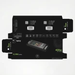 kelvo® ILUMA KLV-107-0017 Slim Τροφοδοτικό/Μετασχηματιστής Class I PELV 400W 16.6A AC 220-240V σε DC 24V IP20 - Γκρι Ανθρακί Ματ - Μ22.3 x Π5.9 x Υ2.8cm - 5 Χρόνια Εγγύηση