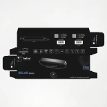 kelvo® SELAS KLV-107-0029 Τροφοδοτικό/Μετασχηματιστής Class II SELV 24W 1A AC 220-240V σε DC 24V Αδιάβροχο IP67 - Γκρι Ανθρακί Ματ - Μ18.2 x Π3 x Υ2.2cm - 5 Χρόνια Εγγύηση