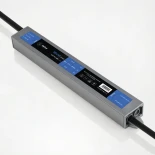 kelvo® SELAS KLV-107-0030 Τροφοδοτικό/Μετασχηματιστής Class II SELV 36W 1.5A AC 220-240V σε DC 24V Αδιάβροχο IP67 - Γκρι Ανθρακί Ματ - Μ22 x Π3 x Υ2cm - 5 Χρόνια Εγγύηση