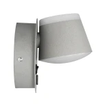 GLOBOSTAR® REGENCY 61375 Μοντέρνο Φωτιστικό Τοίχου - Απλίκα Ξενοδοχείου Reading Light με Φορτιστή USB 3A LED 8W 920lm 120° AC 220-240V IP20 Φυσικό Λευκό 4500K - Bridgelux SMD Chip & TÜV SÜD Driver - Γκρι Ανθρακί Ματ - Μ12 x Π12 x Υ13cm - 3 Χρόνια Εγγύηση