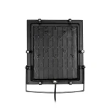 GLOBOSTAR® RGBFLOOD 75602 Προβολέας με IR Ασύρματο Χειριστήριο LED 50W 3250lm 120° AC 220-240V Αδιάβροχο IP66 Πολύχρωμο RGB Dimmable - Μαύρο Ματ - Μ28.5 x Π23.5 x Υ10cm - 2 Χρόνια Εγγύηση