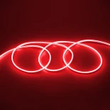 GLOBOSTAR® NEOVALE 70563 Ταινία Neon Flex LED 12W/m 600lm/m 120° DC 24V Αδιάβροχο IP65 120 x SMD2835 Chip/m Κόκκινο Dimmable - Sanan SMD Chip - Μ100 x Π0.8 x Υ1.6cm - 3 Χρόνια Εγγύηση