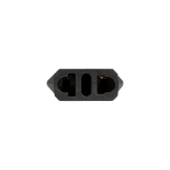 GLOBOSTAR® PLUGGO 78957 Αντάπτορας/Μετατροπέας από Αμερικάνικη Πρίζα σε Ευρωπαϊκή AC 220-240V IP20 - Μ3.5 x Π1.4 x Υ4.2cm