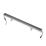 GLOBOSTAR® WASHERMOZA 999-0267 Μπάρα Φωτισμού Wall Washer LED 72W 6120lm 10-30° DC 24V Αδιάβροχο IP66 Πολύχρωμο RGB Dimmable - Bridgelux SMD Chip - Γκρι Ανθρακί - Μ100 x Π5 x Υ4cm - 3 Χρόνια Εγγύηση