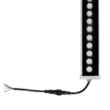 GLOBOSTAR® WASHERMOZA 999-0267 Μπάρα Φωτισμού Wall Washer LED 72W 6120lm 10-30° DC 24V Αδιάβροχο IP66 Πολύχρωμο RGB Dimmable - Bridgelux SMD Chip - Γκρι Ανθρακί - Μ100 x Π5 x Υ4cm - 3 Χρόνια Εγγύηση