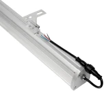 GLOBOSTAR® WASHERMOZA 999-0267 Μπάρα Φωτισμού Wall Washer LED 72W 6120lm 10-30° DC 24V Αδιάβροχο IP66 Πολύχρωμο RGB Dimmable - Bridgelux SMD Chip - Γκρι Ανθρακί - Μ100 x Π5 x Υ4cm - 3 Χρόνια Εγγύηση