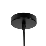 GLOBOSTAR® HEXAGON 01195 Μοντέρνο Κρεμαστό Φωτιστικό Οροφής με Ντουί 1 x E27 AC 220-240V IP20 - Μαύρο & Χρυσό - Μ46 x Π46 x Υ25cm