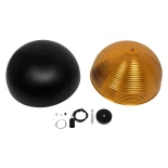 GLOBOSTAR® MEDEA 01344 Μοντέρνο Κρεμαστό Φωτιστικό Οροφής με Ντουί 1 x E27 AC 220-240V IP20 - Μαύρο & Χρυσό - Μ60 x Π60 x Υ30cm