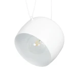 GLOBOSTAR® JASPER 01374 Μοντέρνο Κρεμαστό Φωτιστικό Οροφής με Ντουί 1 x E27 AC 220-240V IP20 - Λευκό - Μ25 x Π25 x Υ22cm