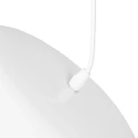 GLOBOSTAR® JASPER 01374 Μοντέρνο Κρεμαστό Φωτιστικό Οροφής με Ντουί 1 x E27 AC 220-240V IP20 - Λευκό - Μ25 x Π25 x Υ22cm