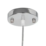 GLOBOSTAR® MANGEA 01634 Boho Κρεμαστό Φωτιστικό Οροφής με Ντουί 1 x E27 AC 220-240V IP20 - Μπεζ - Μ32 x Π32 x Υ30cm