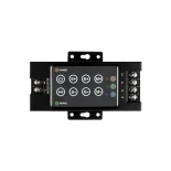 GLOBOSTAR® RGBCONTROLLER 73405 Dimmer / Controller με RF Ασύρματο Χειριστήριο με 3 x 10A 240W Κανάλια DC 12-24V 30A 720W Max IP20 - RF2.4Ghz - Μ12.1 x Π7.5 x Υ2.5cm - 2 Χρόνια Εγγύηση