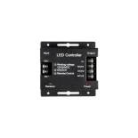 GLOBOSTAR® RGBCONTROLLER 73406 Dimmer / Controller με RF Ασύρματο Χειριστήριο με 3 x 6A 180W Κανάλια DC 12-24V 18A 432W Max IP20 - RF2.4Ghz - Μ8.3 x Π8.1 x Υ3.3cm - 2 Χρόνια Εγγύηση