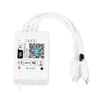 GloboStar® 73411 Ασύρματος Smart Home Wi-Fi LED RGB Controller με 2 Εξόδους RGB και Χειριστήριο IR DC 12V Max 100W - DC 24V Max 200W