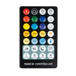 GLOBOSTAR® CONTROLI 73427 Σετ Dimmer / Controller με RF Ασύρματο Χειριστήριο με 5 x 1.2A 28.8W Κανάλια DC 5-24V 6A 144W Max IP20 - RF2.4Ghz - Μ30 x Π1.7 x Υ1.1cm - 2 Χρόνια Εγγύηση