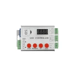 GloboStar® 73444 LED Digital RGB Controller DMX512 & Κάρτα SD για LED Digital RGB Προϊόντα 5v - 12v - 24v  HC03 2048 IC