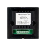 LED RGB Controller Μαύρο Τοίχου Αφής 12v (144w) - 24v (288w) DC GloboStar 77409
